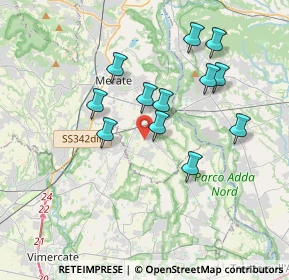 Mappa Via Giacomo Leopardi, 23878 Verderio LC, Italia (3.24917)