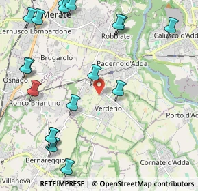 Mappa Via Giacomo Leopardi, 23878 Verderio LC, Italia (2.75944)