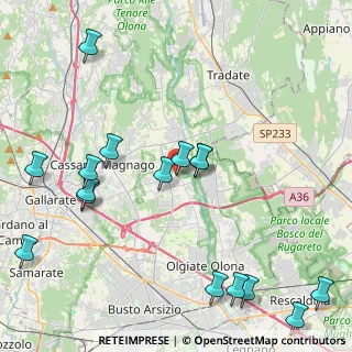 Mappa Via Giuseppe Verdi, 21054 Fagnano Olona VA, Italia (5.21375)