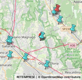 Mappa Via Giuseppe Verdi, 21054 Fagnano Olona VA, Italia (4.78667)
