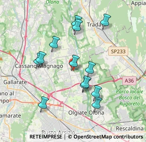 Mappa Via Giuseppe Verdi, 21054 Fagnano Olona VA, Italia (3.47077)