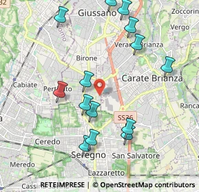 Mappa Via Po, 20833 Giussano MB, Italia (2.13071)