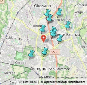 Mappa Via Po, 20833 Giussano MB, Italia (1.50417)