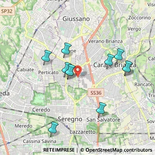 Mappa Via Po, 20833 Giussano MB, Italia (1.85091)