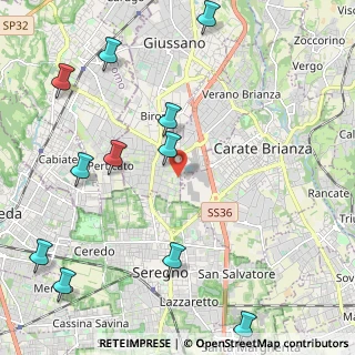 Mappa Via Po, 20833 Giussano MB, Italia (2.78)