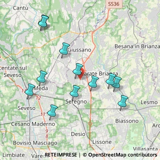 Mappa Via Po, 20833 Giussano MB, Italia (4.1075)