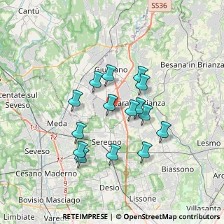 Mappa Via Po, 20833 Giussano MB, Italia (3)