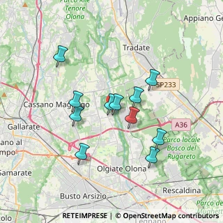Mappa Via Cesare Battisti, 21054 Fagnano Olona VA, Italia (3.07091)