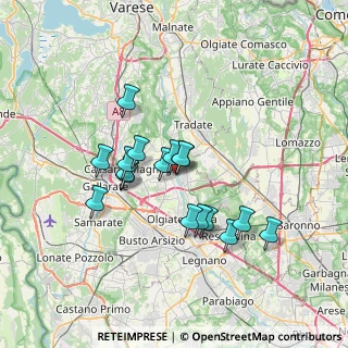 Mappa Via Cesare Battisti, 21054 Fagnano Olona VA, Italia (5.74)
