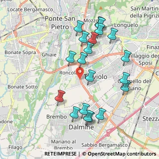 Mappa Viale dell'Innovazione, 24048 Treviolo BG, Italia (2.031)