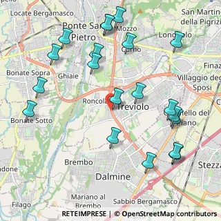 Mappa Viale dell'Innovazione, 24048 Treviolo BG, Italia (2.443)