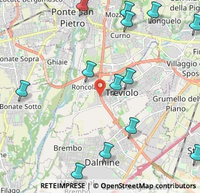 Mappa Viale dell'Innovazione, 24048 Treviolo BG, Italia (2.66308)