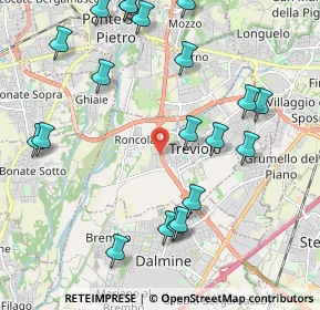 Mappa Viale dell'Innovazione, 24048 Treviolo BG, Italia (2.464)