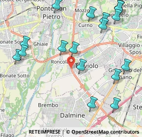 Mappa Via dell'innovazione, 24048 Treviolo BG, Italia (2.58588)