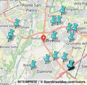 Mappa Via dell'innovazione, 24048 Treviolo BG, Italia (2.618)