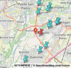 Mappa Viale dell'Innovazione, 24048 Treviolo BG, Italia (2.23083)
