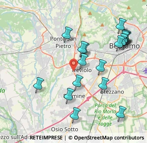 Mappa Via dell'innovazione, 24048 Treviolo BG, Italia (4.27158)