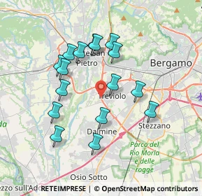 Mappa Viale dell'Innovazione, 24048 Treviolo BG, Italia (3.34563)