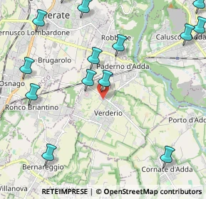 Mappa Via Giacomo Leopardi, 23878 Verderio Superiore LC, Italia (2.912)