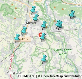 Mappa Via Giacomo Leopardi, 23878 Verderio Superiore LC, Italia (4.03091)