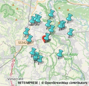 Mappa Via Giacomo Leopardi, 23878 Verderio Superiore LC, Italia (3.20895)