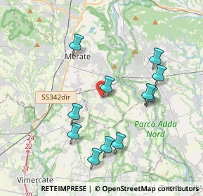 Mappa Via Giacomo Leopardi, 23878 Verderio Superiore LC, Italia (3.77818)