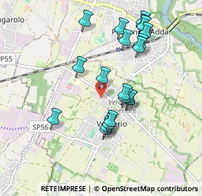 Mappa Via Giacomo Leopardi, 23878 Verderio Superiore LC, Italia (0.8885)