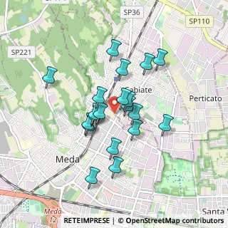 Mappa Viale Repubblica, 20821 Meda MB, Italia (0.706)