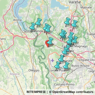 Mappa Via Processione, 21019 Somma lombardo VA, Italia (7.32111)