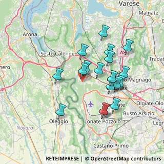 Mappa Via Processione, 21019 Somma lombardo VA, Italia (6.62167)
