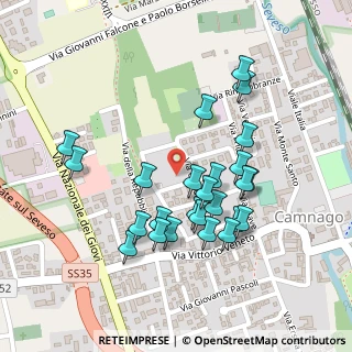 Mappa Via Salvo D'Acquisto, 20823 Lentate sul Seveso MB, Italia (0.216)