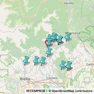 Mappa Via Guglielmo Marconi, 13835 Candelo BI, Italia (6.03857)