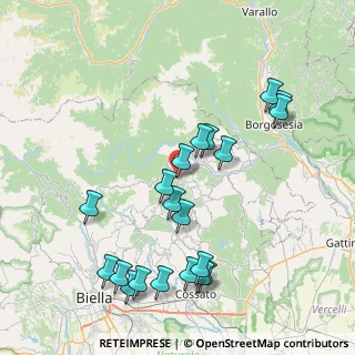 Mappa Via Guglielmo Marconi, 13835 Candelo BI, Italia (8.6225)