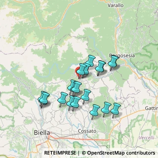 Mappa Via Guglielmo Marconi, 13835 Candelo BI, Italia (6.354)