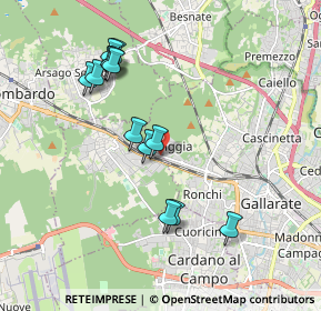 Mappa Via Monte leone, 21011 Casorate Sempione VA, Italia (1.83385)