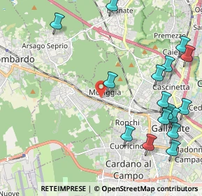 Mappa Via Monte leone, 21011 Casorate Sempione VA, Italia (2.68625)