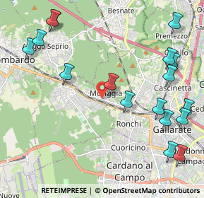 Mappa Via Monte leone, 21011 Casorate Sempione VA, Italia (2.66647)