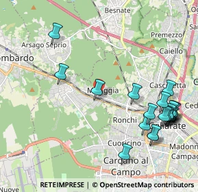 Mappa Via Monte leone, 21011 Casorate Sempione VA, Italia (2.481)