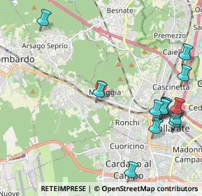 Mappa Via Monte leone, 21011 Casorate Sempione VA, Italia (2.64077)