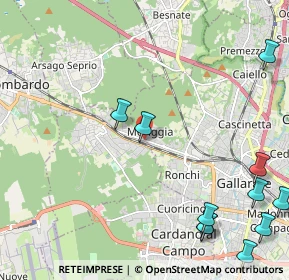 Mappa Via Monte leone, 21011 Casorate Sempione VA, Italia (3.00182)