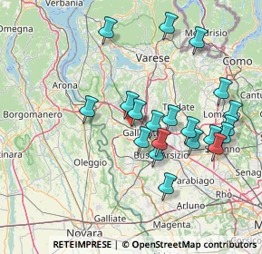 Mappa Via Monte leone, 21011 Casorate Sempione VA, Italia (14.7235)