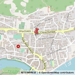 Mappa Via A. Faccanoni, 24067 Sarnico BG, Italia, 24067 Sarnico, Bergamo (Lombardia)
