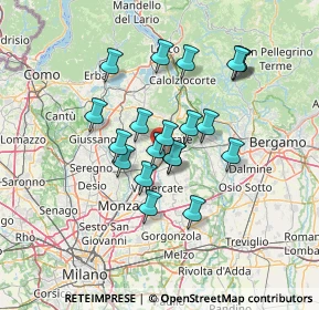 Mappa Via Roma, 23871 Lomagna LC, Italia (11.1465)