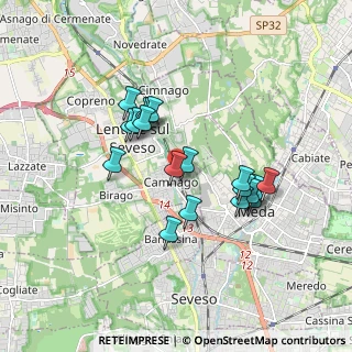 Mappa Vicolo Fiume, 20823 Lentate sul Seveso MB, Italia (1.49158)