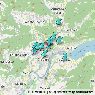 Mappa Via Oriana Fallaci, 24060 Villongo BG, Italia (0.99083)