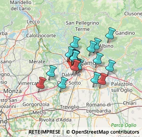 Mappa Via Provinciale Dalmine Almè, 24048 Treviolo BG, Italia (9.24294)