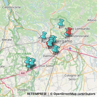 Mappa Via dei Compagnoni, 24048 Treviolo BG, Italia (5.32813)