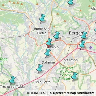 Mappa Via Provinciale Dalmine Almè, 24048 Treviolo BG, Italia (5.73583)