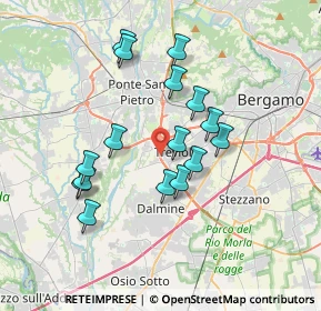 Mappa Via Provinciale Dalmine Almè, 24048 Treviolo BG, Italia (3.2125)