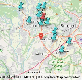 Mappa Via Provinciale Dalmine Almè, 24048 Treviolo BG, Italia (3.93692)